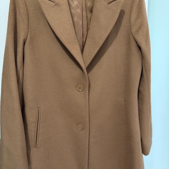 Lauren Ralph Lauren Women's Wool-Blend Walker Coat - Picture 2 of 2